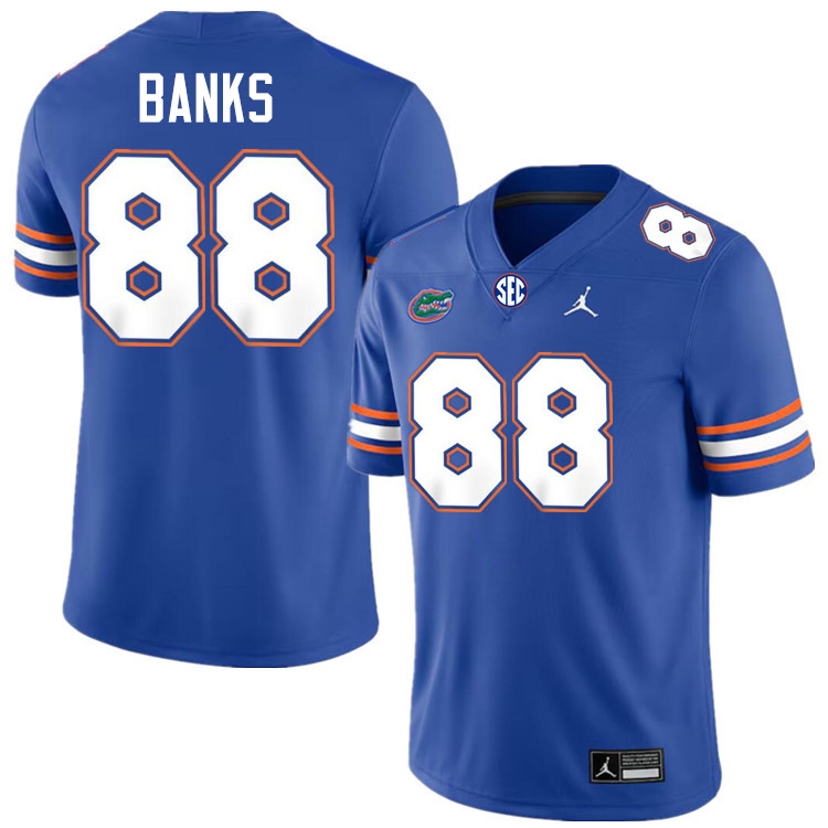 Caleb Banks Florida Jersey,Florida Gators #88 Caleb Banks Jersey Youth Uniforms-Royal